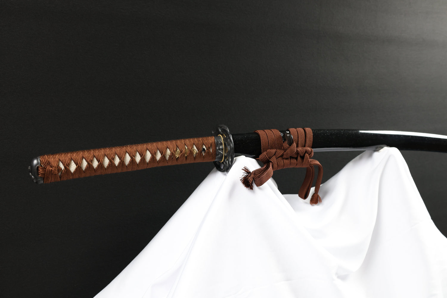 Custom Katana Maru-zukuri Blade with Ushimo-hada & Serpent Motif Mounting - SwordSmith Australia