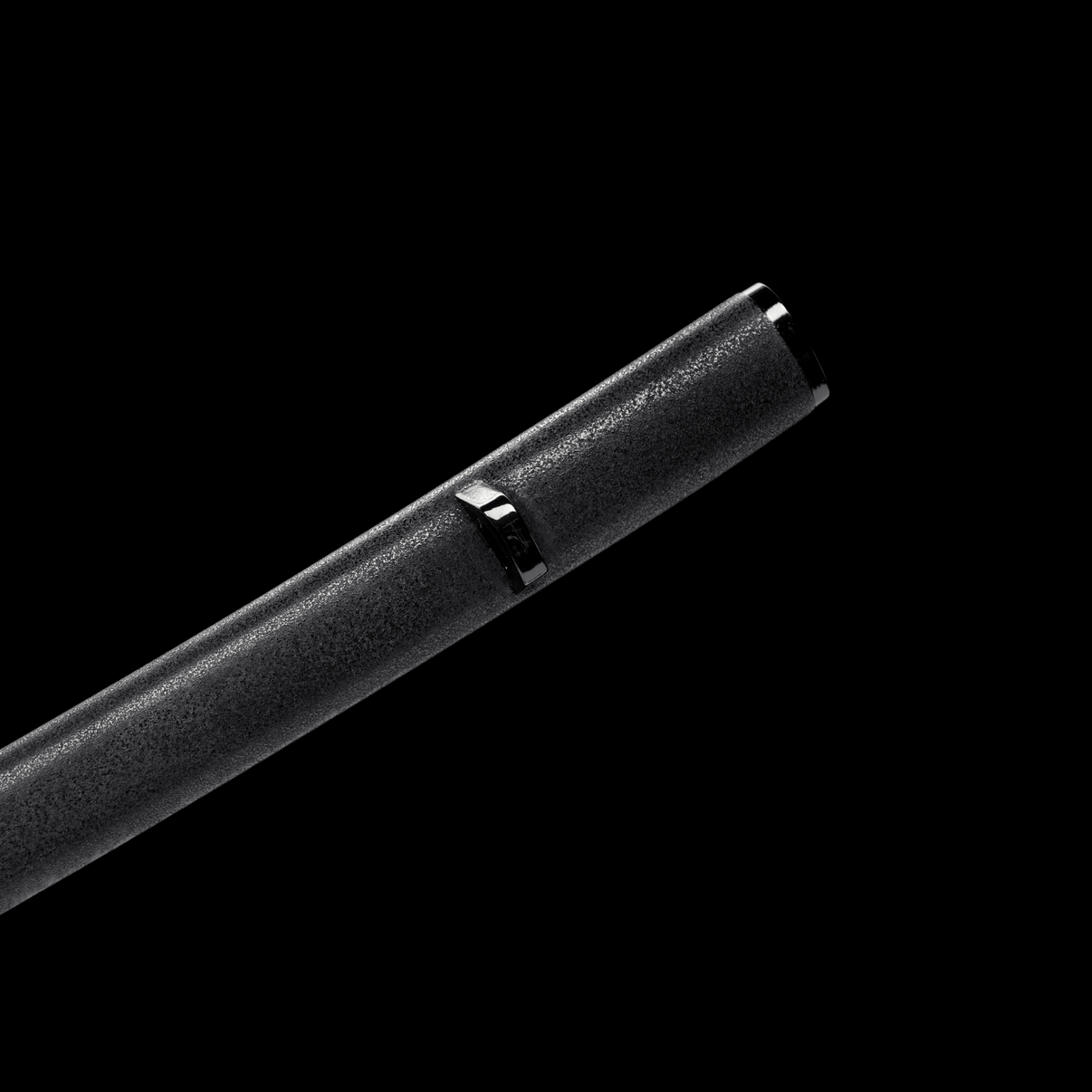 Kanshitsu Black Ishime Lacquered Saya 乾漆黒石目塗 - TangGu Sword