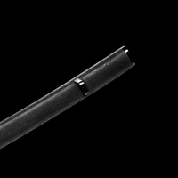 Kanshitsu Black Ishime Lacquered Saya 乾漆黒石目塗 - TangGu Sword