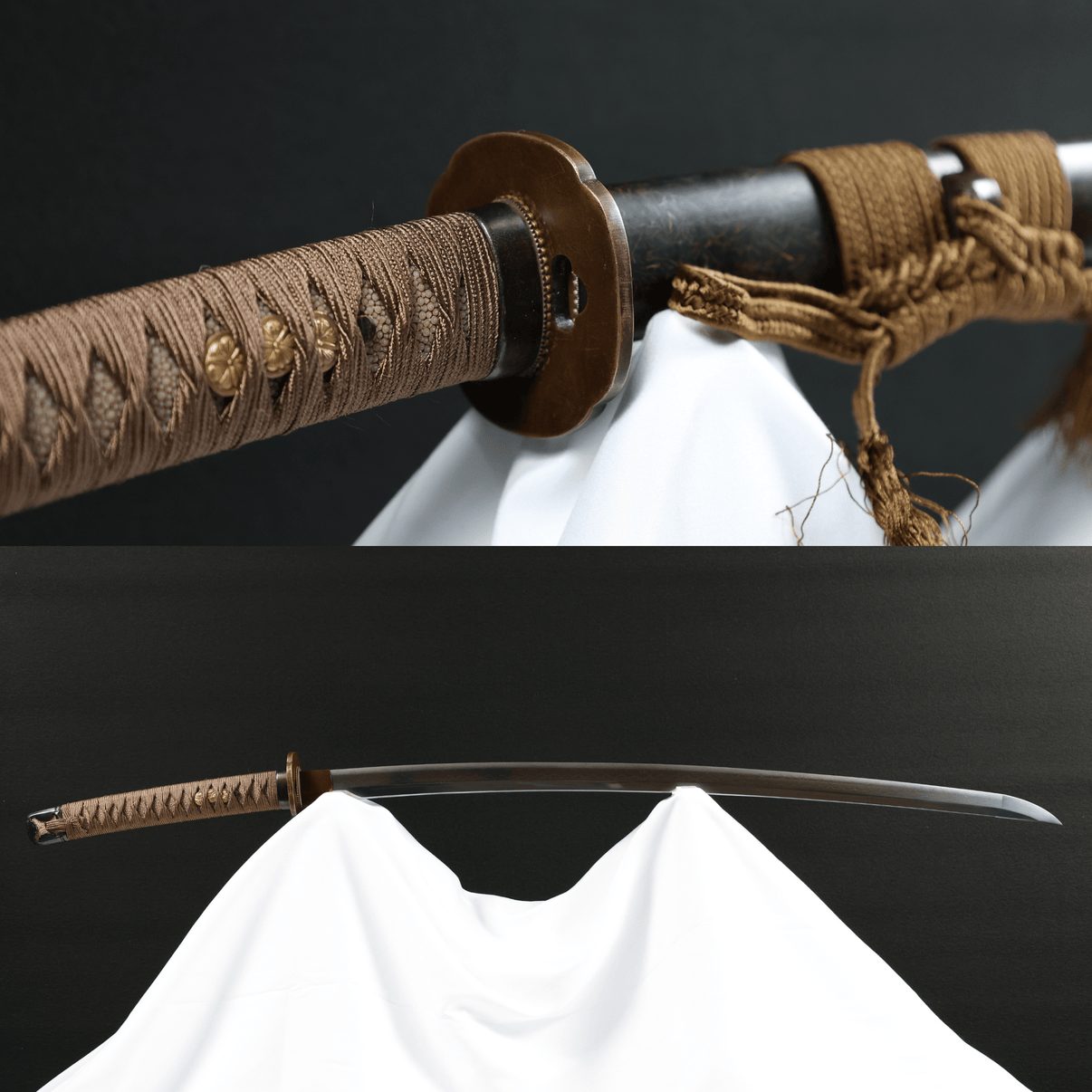 Katana Blazing Sun Oroshigane Kobuse Blade Jojaku Koshirae 炎陽 - TangGu Sword