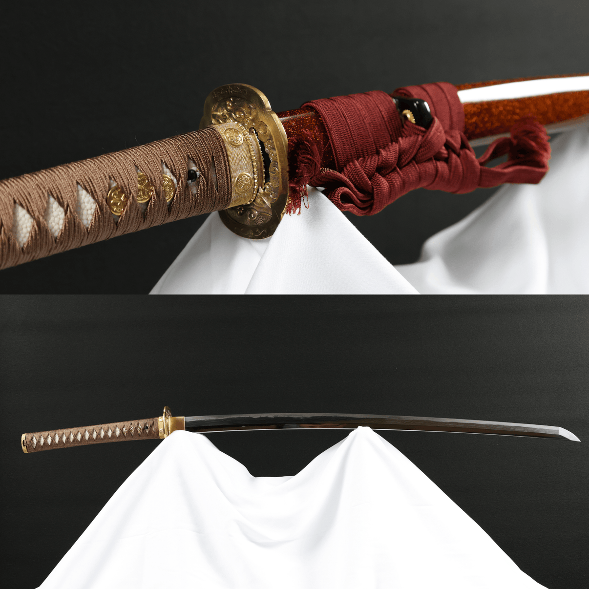 Katana Golden Ripple Sanmai Blade Koran Koshirae 金漣 - TangGu Sword