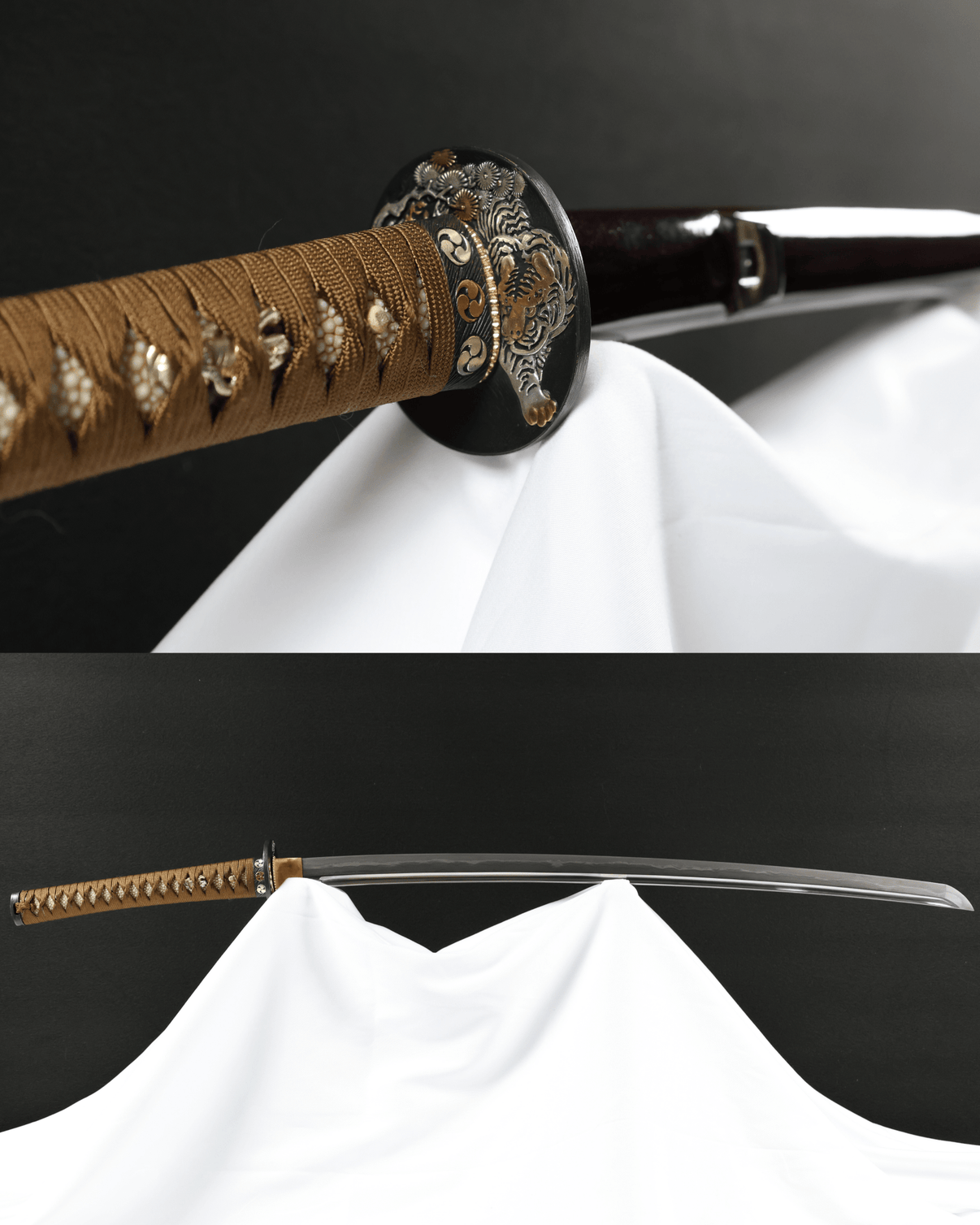 Katana Moon Rabbit Sanmai Blade Isei Koshirae 赤宵 - SwordSmith Australia
