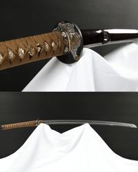 Katana Moon Rabbit Sanmai Blade Isei Koshirae 赤宵 - SwordSmith Australia