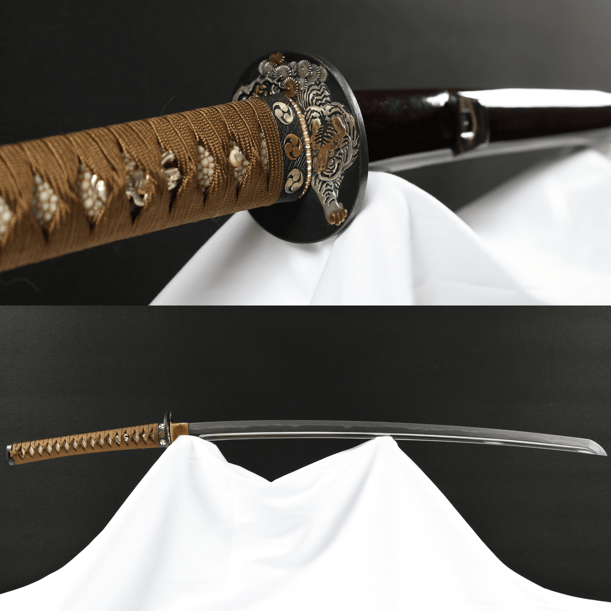 Katana Moon Rabbit Sanmai Blade Isei Koshirae 赤宵 - TangGu Sword