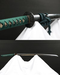 Katana Obsidian Wave Oroshigane Kobuse Blade Kuronami Koshirae 黑浪 - SwordSmith Australia
