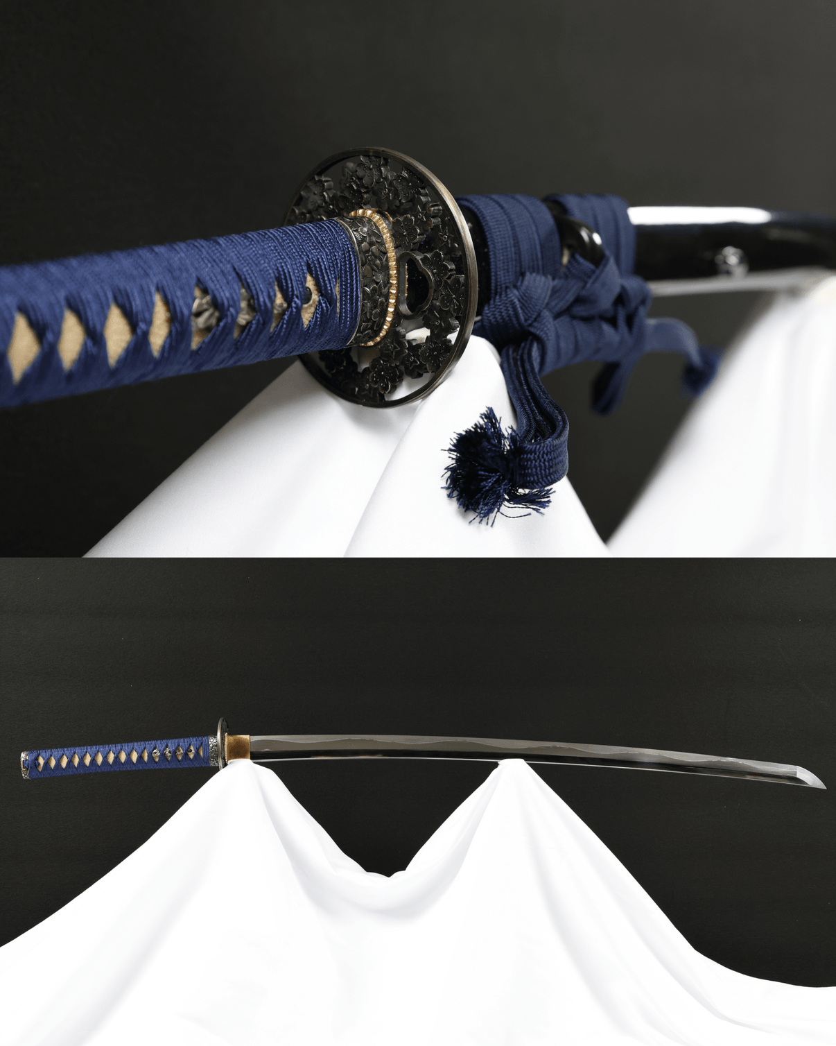 Katana Sakura Veil Sanmai Blade Ōra Koshirae 花霞 - SwordSmith Australia