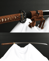 Katana Serpent Wave Folded Steel Blade Janami Koshirae 蛇濤 - SwordSmith Australia