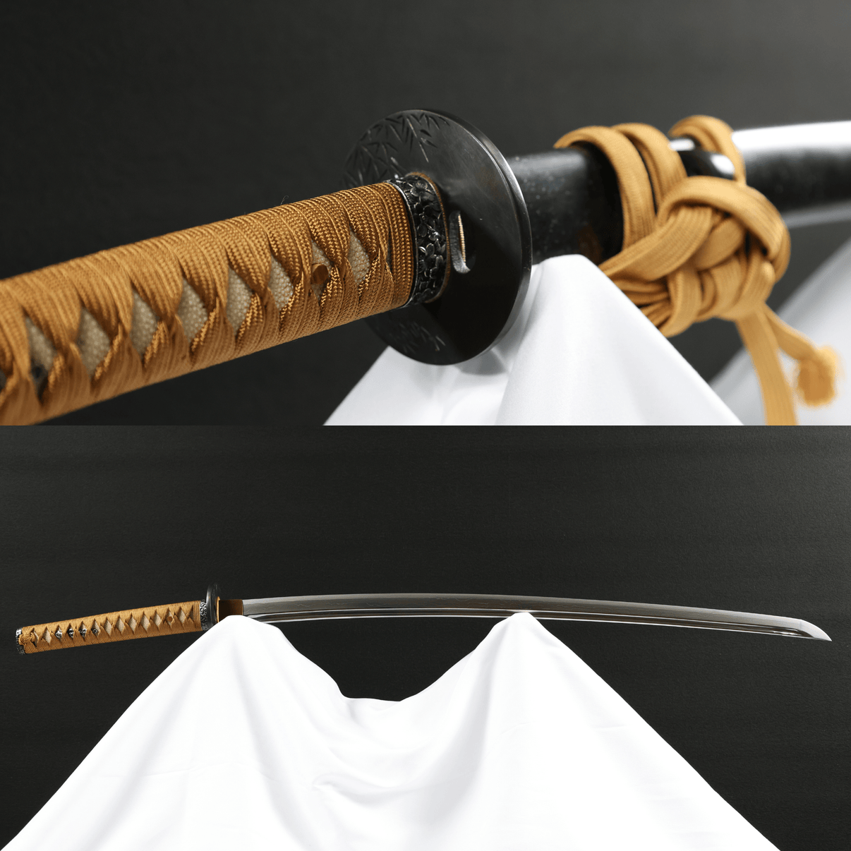 Katana Tiger Bamboo Oroshigane Kobuse Blade Torachiku Koshirae 虎竹 - TangGu Sword