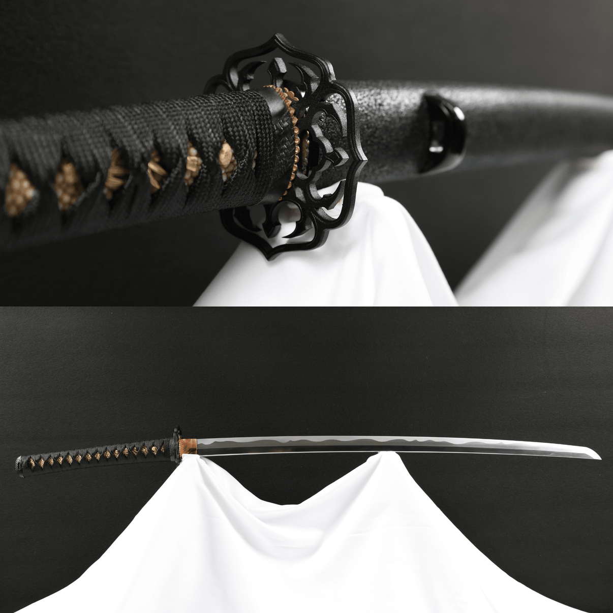 Katana Veiled Aegis CPM - 3V Blade Genkō Koshirae 玄鋼 - TangGu Sword