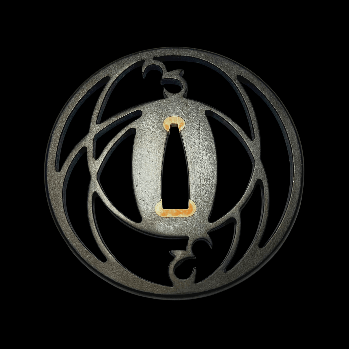 Musashino Sukashi Tsuba with Sekigane 武蔵野透鐔 | TangGu Sword 2026