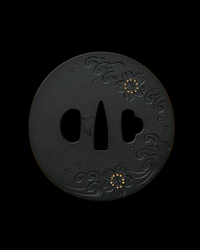 Sakura Tide Tsuba 櫻濤 - SwordSmith Australia
