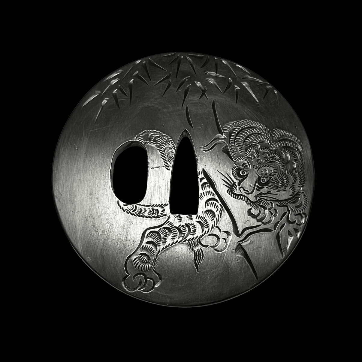 Tiger and Bamboo Tsuba 竹に虎 | TangGu Sword 2026