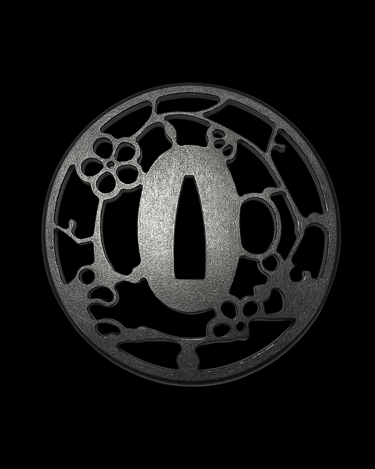 Ume Sukashi Tsuba 梅樹透鐔 - SwordSmith Australia