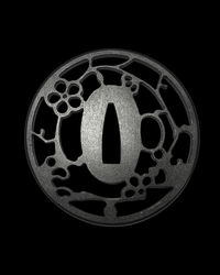 Ume Sukashi Tsuba 梅樹透鐔 - SwordSmith Australia