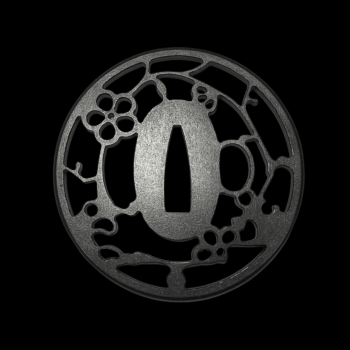 Ume Sukashi Tsuba 梅樹透鐔 | TangGu Sword 2026