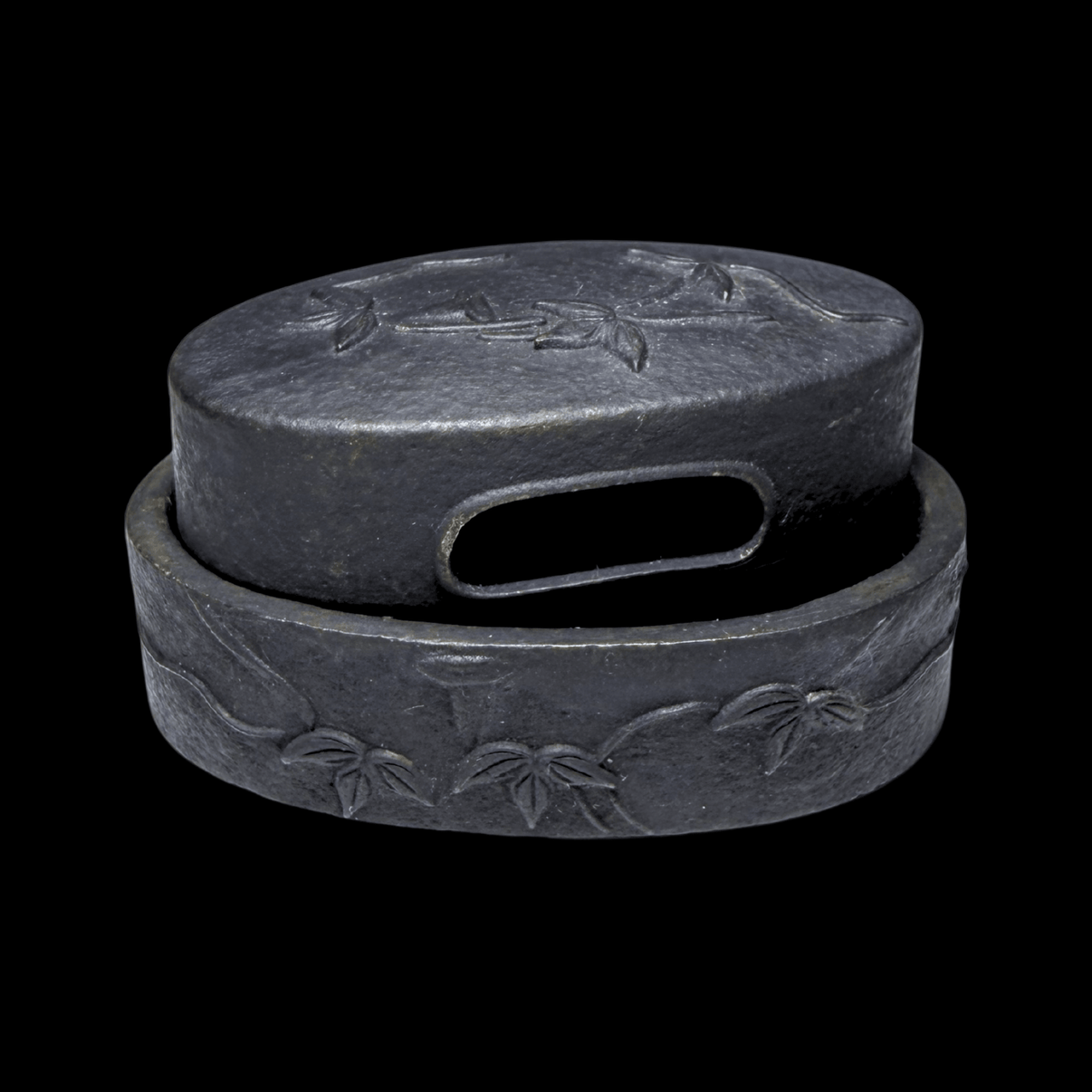Vine Scroll Fuchi Kashira 蔓草 | TangGu Sword United States 2026